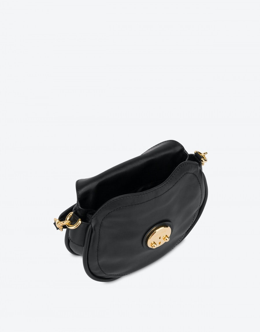 MOSCHINO TEDDY LOCK SMALL HOBO BAG - 3