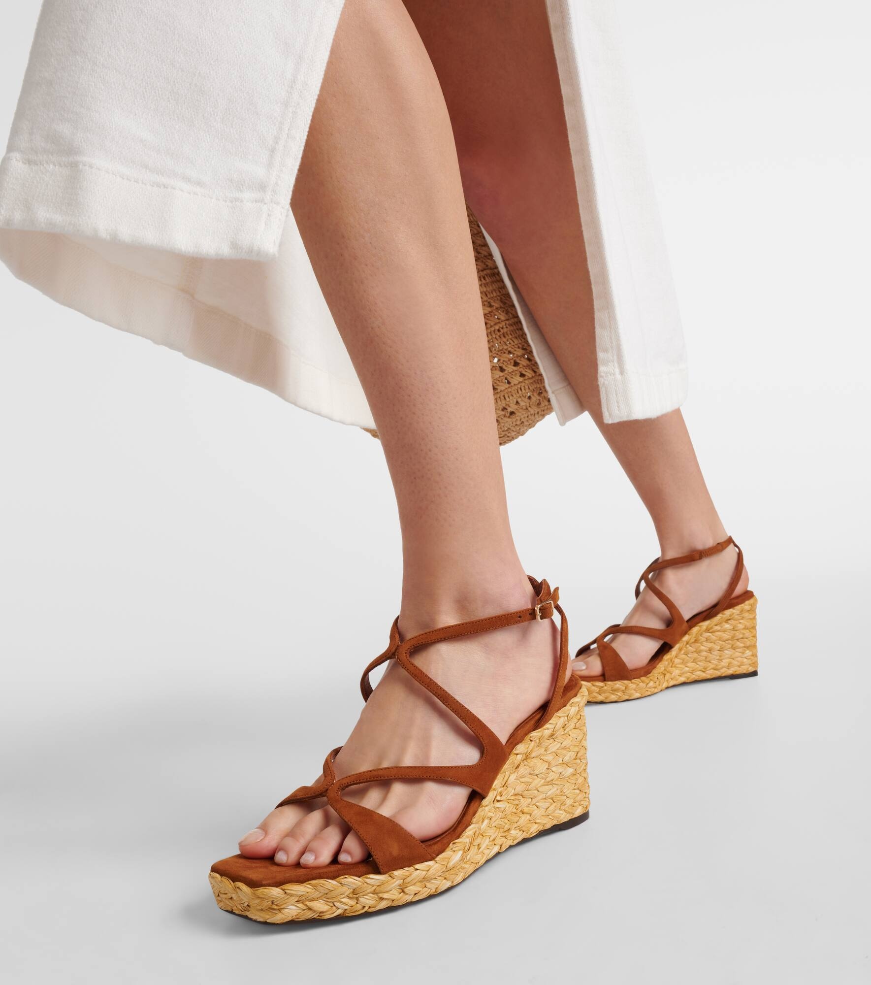 Ayla suede espadrille wedges - 7