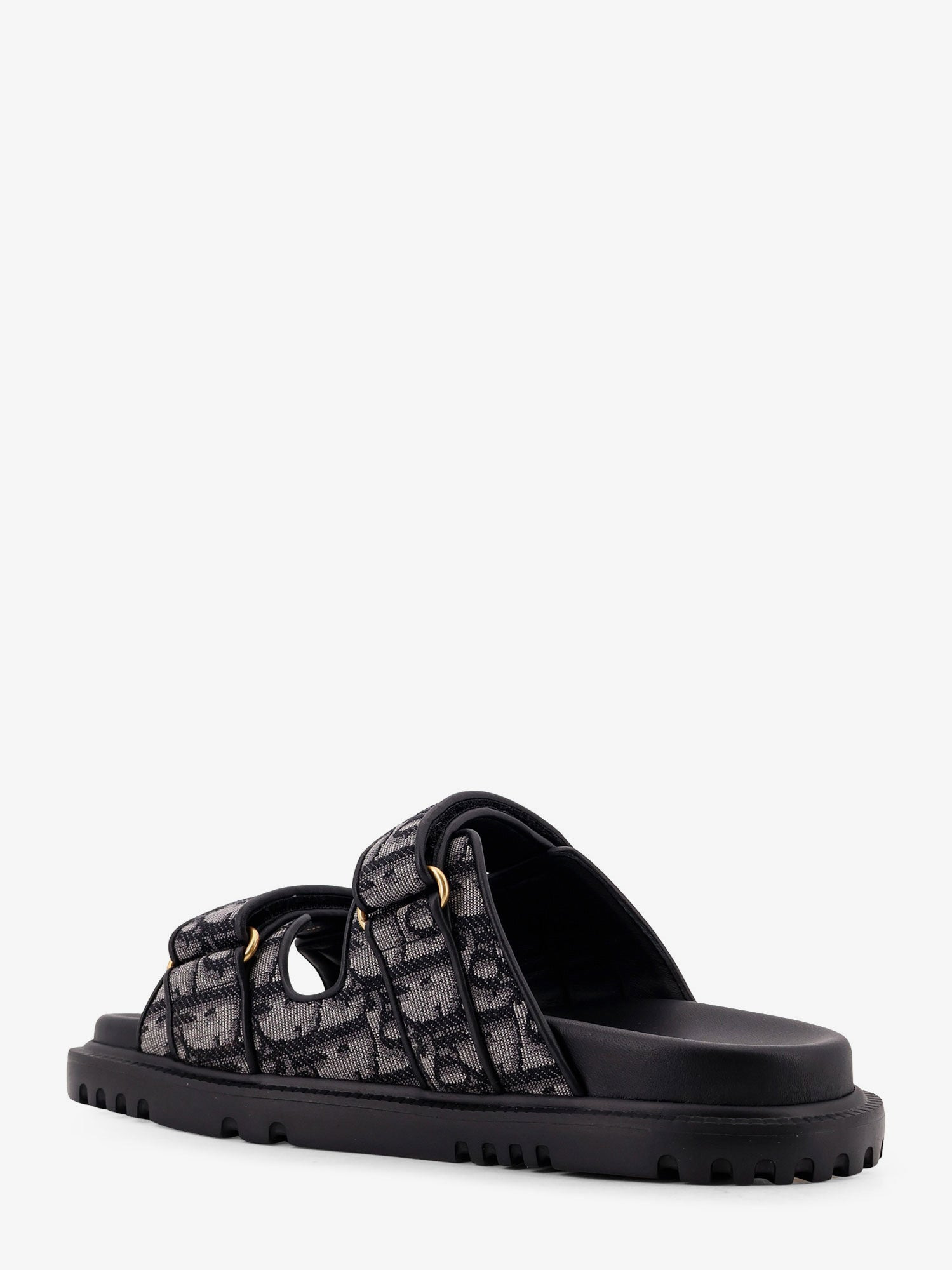 Dior Dioract Dior Oblique Jacquard Fabric Sandals - 3