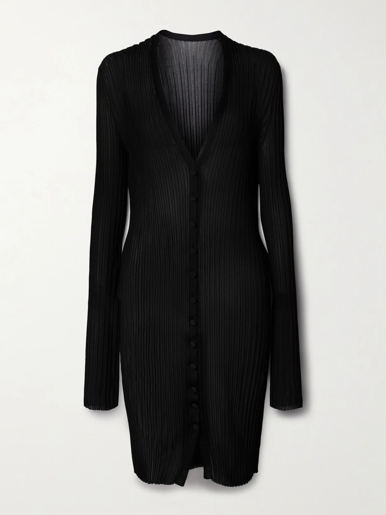 Ramon Ribbed-knit Cardigan - 1