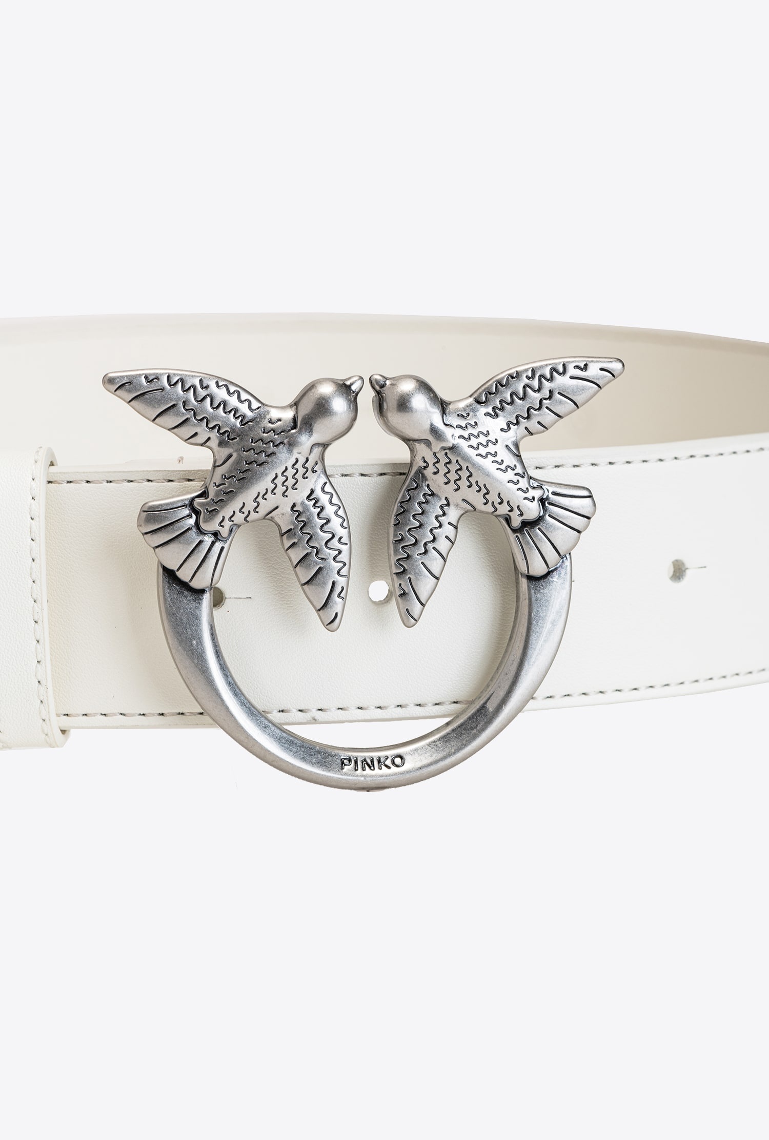 LOVE BIRDS LEATHER BELT - 2