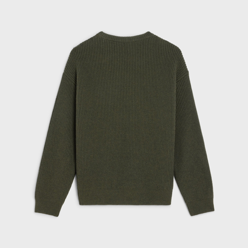 CELINE OVERSIZED CELINE SWEATER IN RIBBED WOOL outlook