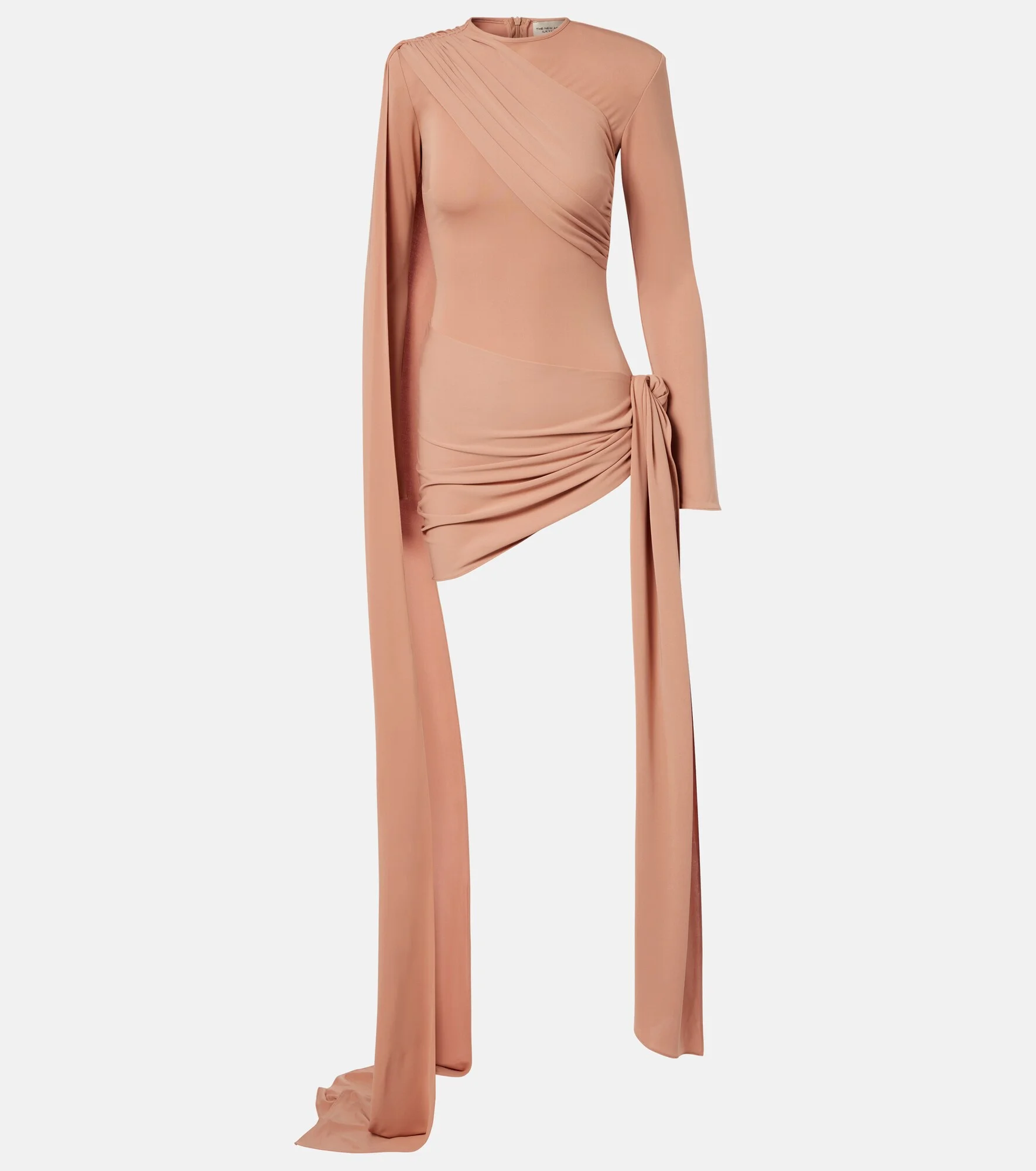 Draped gathered minidress - 1