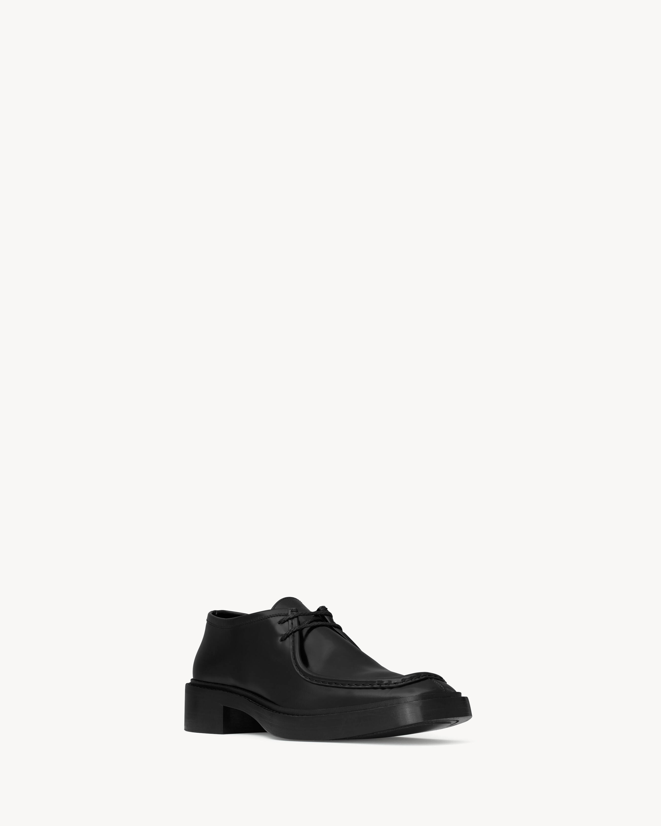 HARVEY DERBIES IN SMOOTH LEATHER - 3