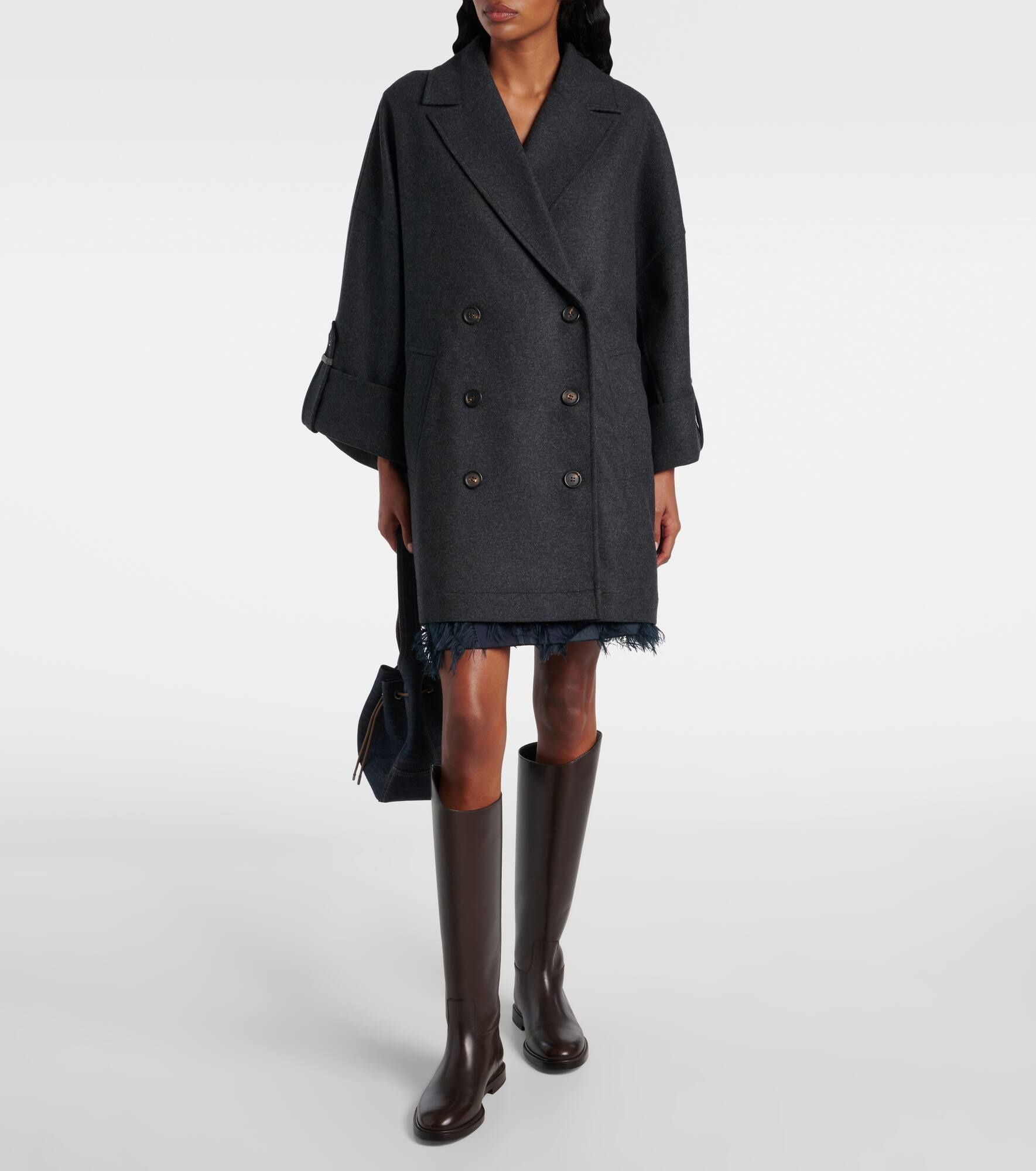 Oversized wool jacket - 6