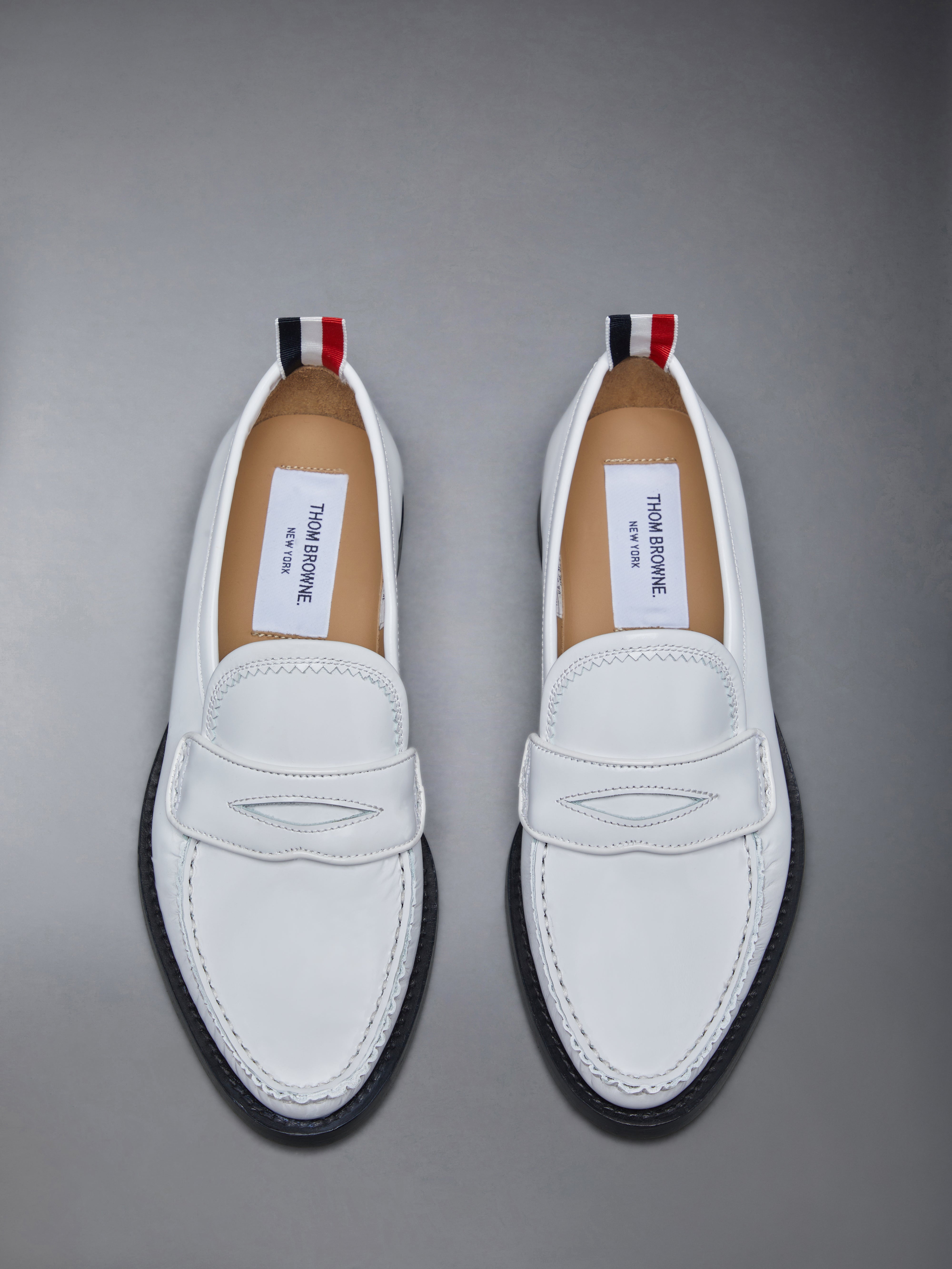 SPAZZOLATO PLEATED VARSITY LOAFER - 5