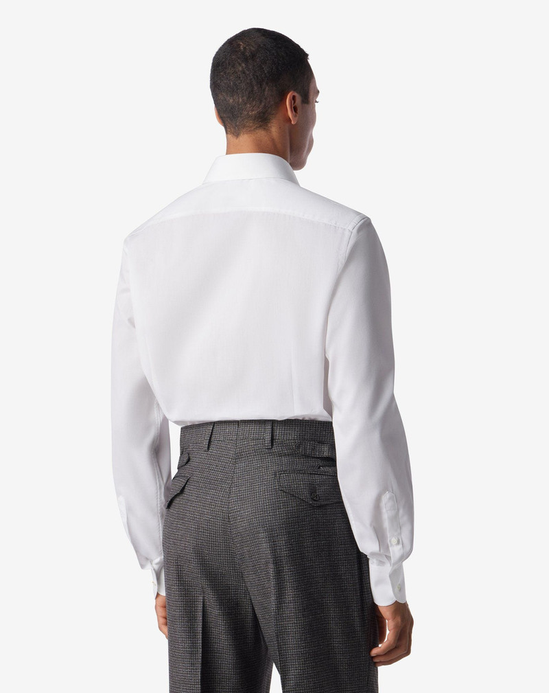White cotton twill shirt 4