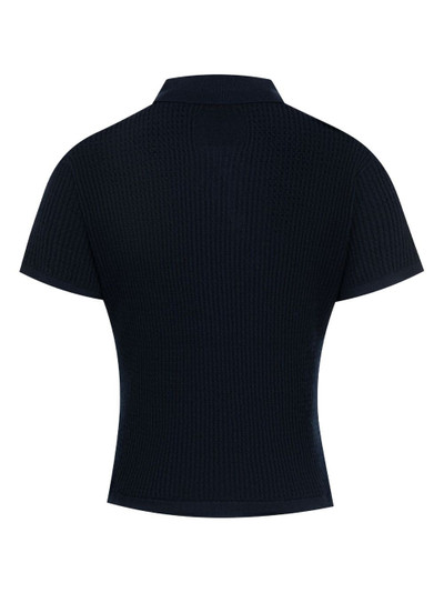 GUEST IN RESIDENCE ribbed polo top outlook