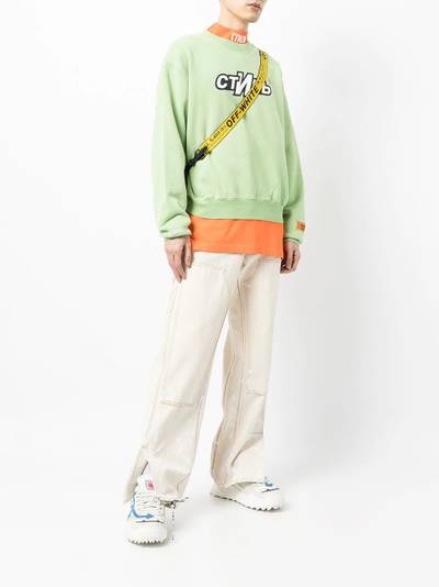 Heron Preston СТИЛЬ logo sweatshirt outlook