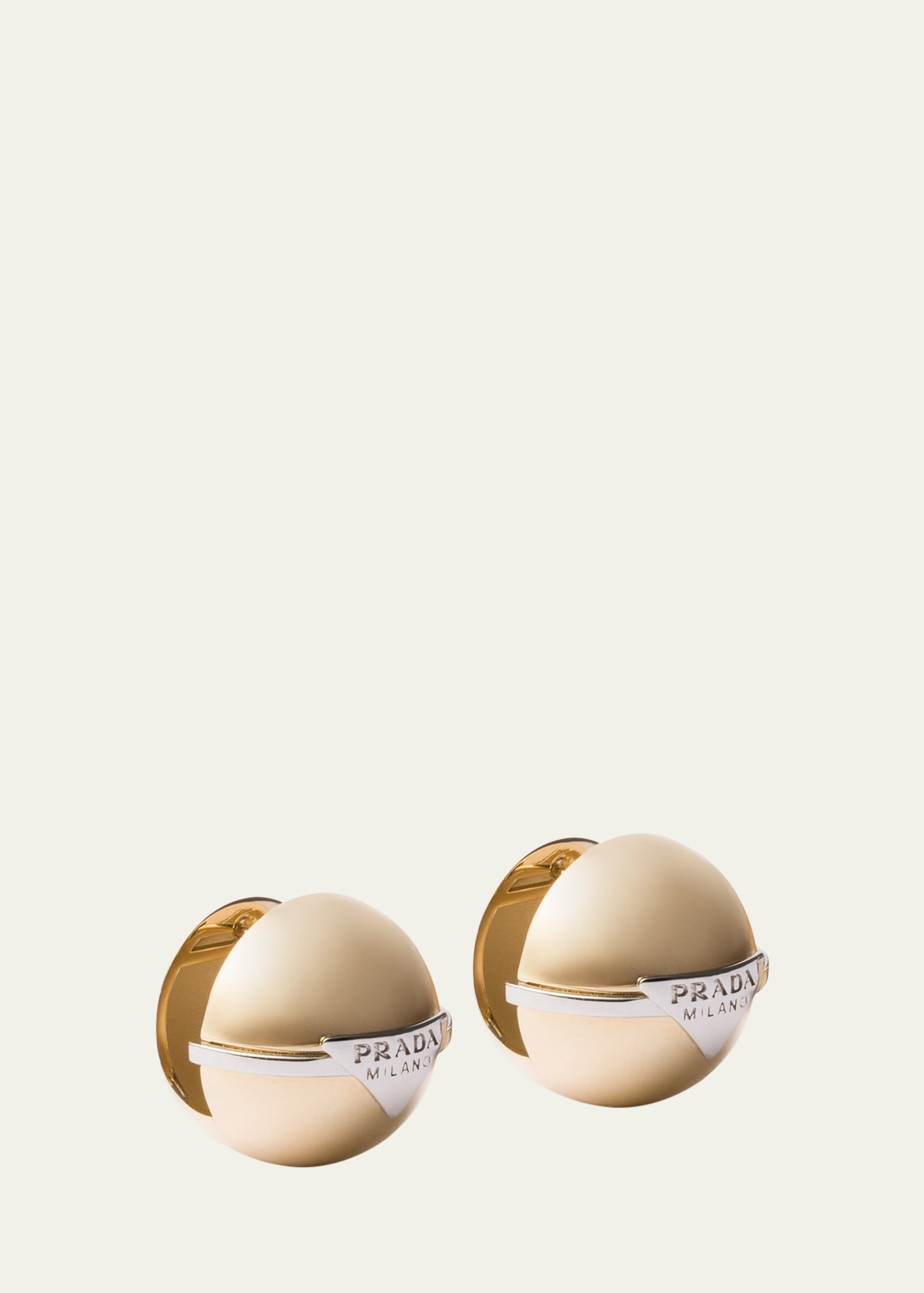 Circular Triangle Stud Earrings - 1