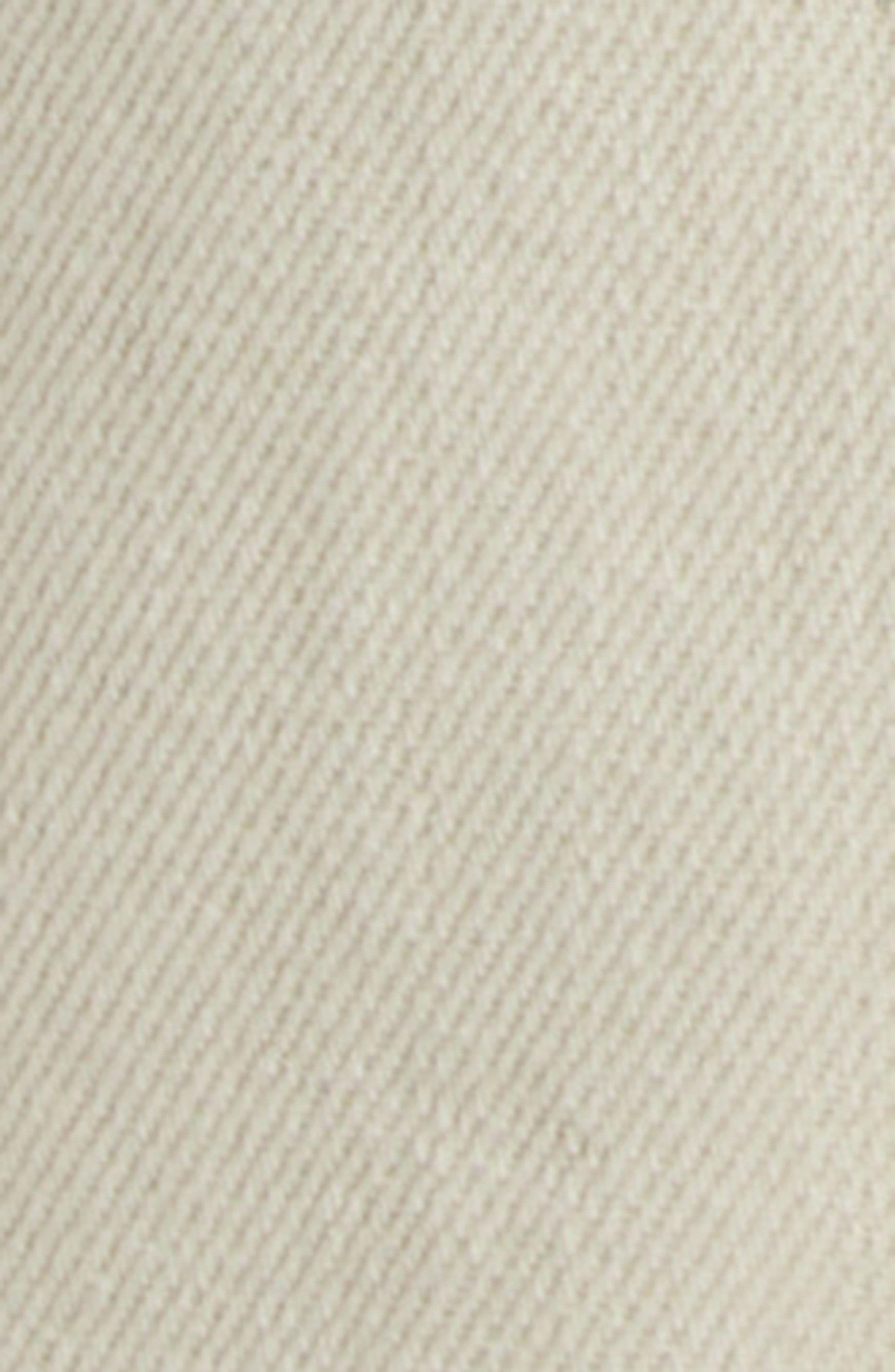 Bottega Veneta Turned Up Straight Leg Jeans in 9247 Pale Meringue at Nordstrom - 7