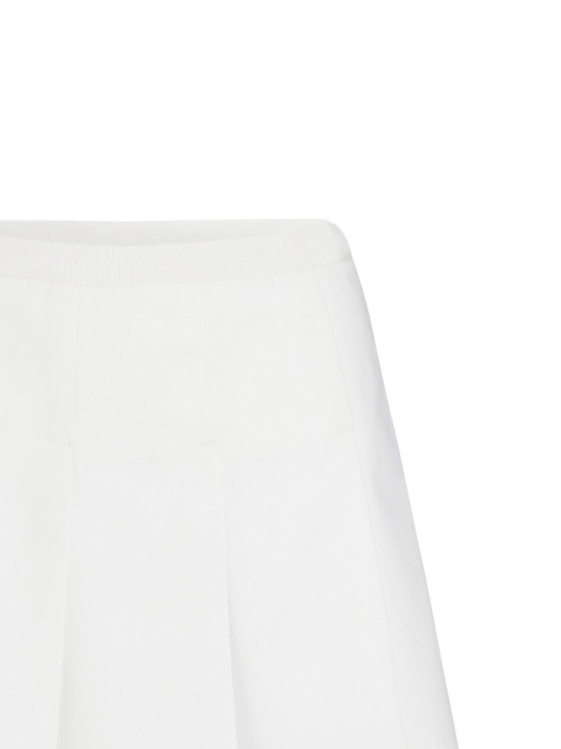 PATOU pleated gabardine mini skirt outlook
