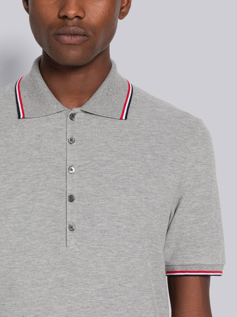 Classic Pique Stripe Short Sleeve Polo 5