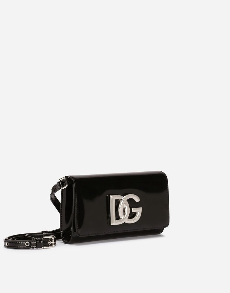 Polished calfskin 3.5 clutch - 3