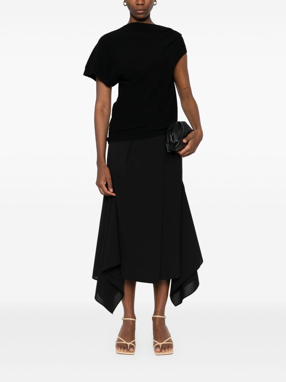 deconstructed knitted top - 2