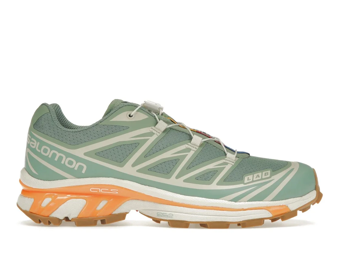 Salomon XT-6 Granite Green Blazing Orange - 1
