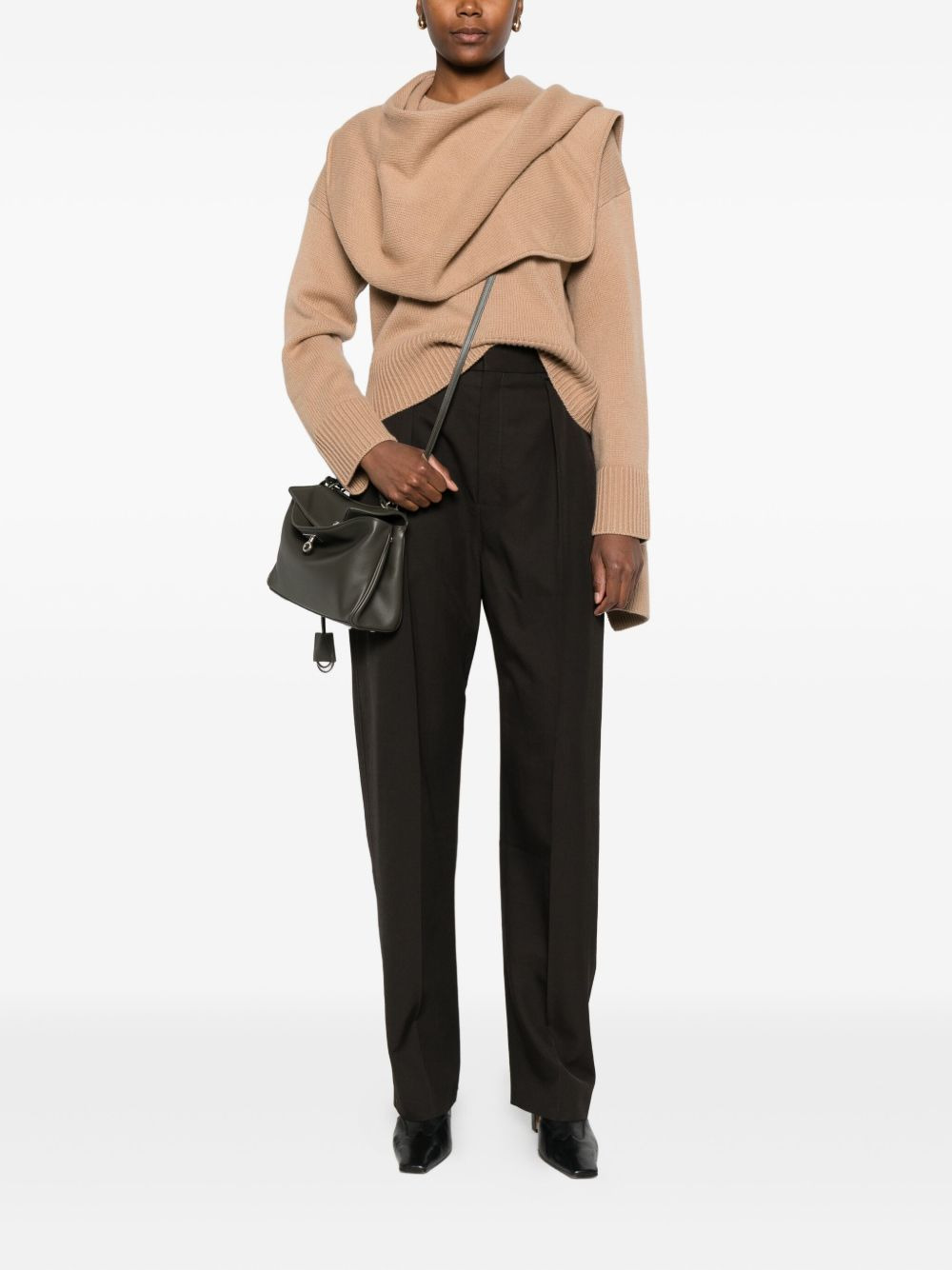 pleated-pocket trousers - 2