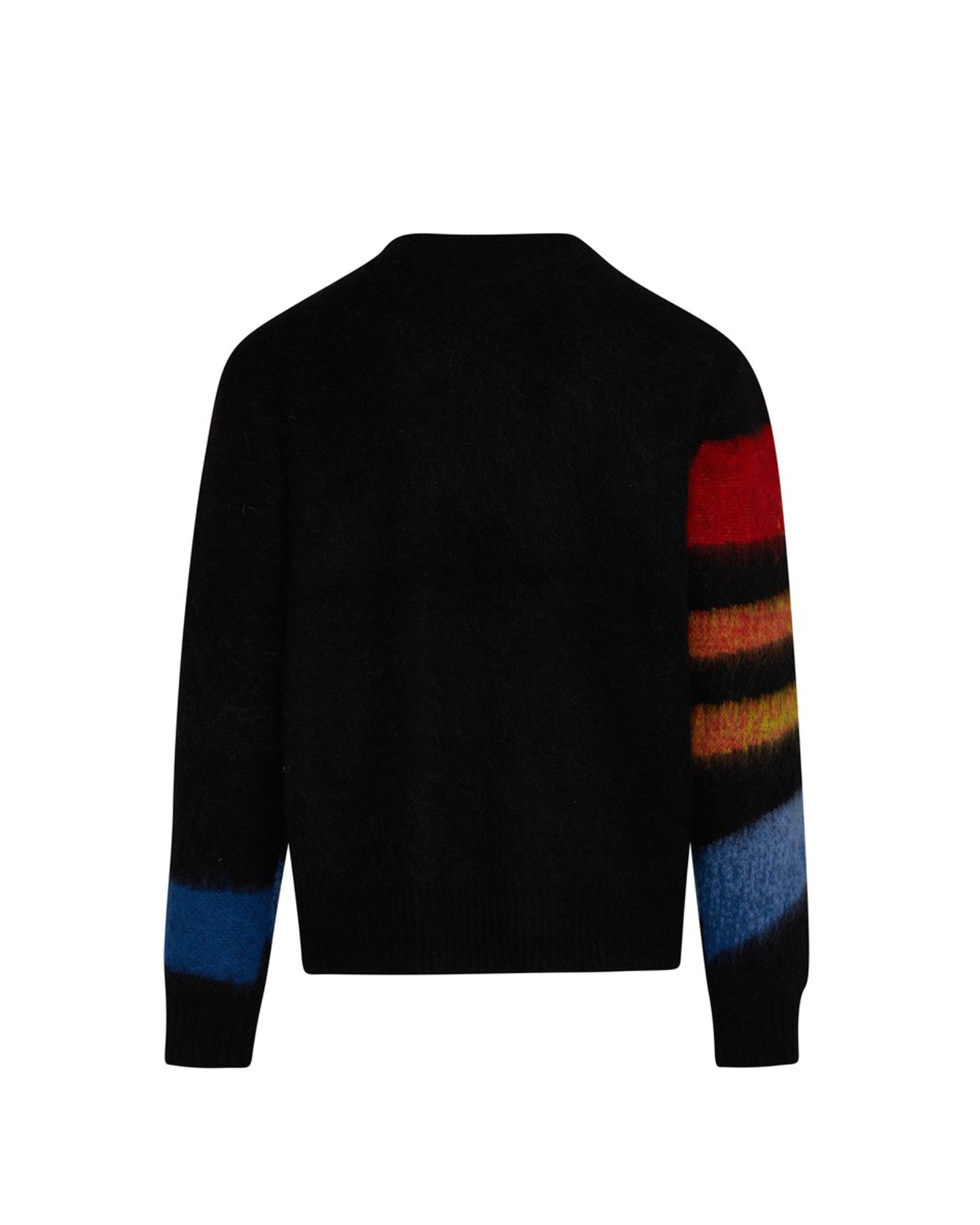 Mohair Blend Printed Crew Neck Jumper - 2