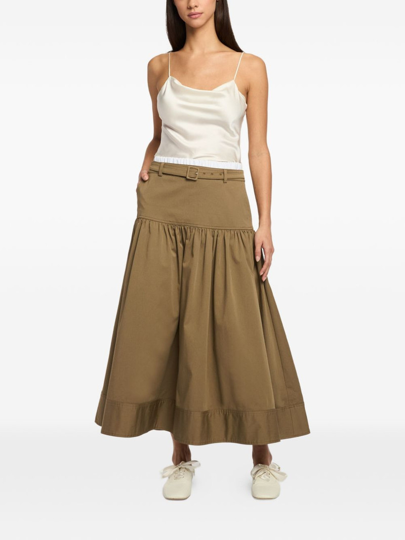 Cinq à Sept belted gathered skirt outlook