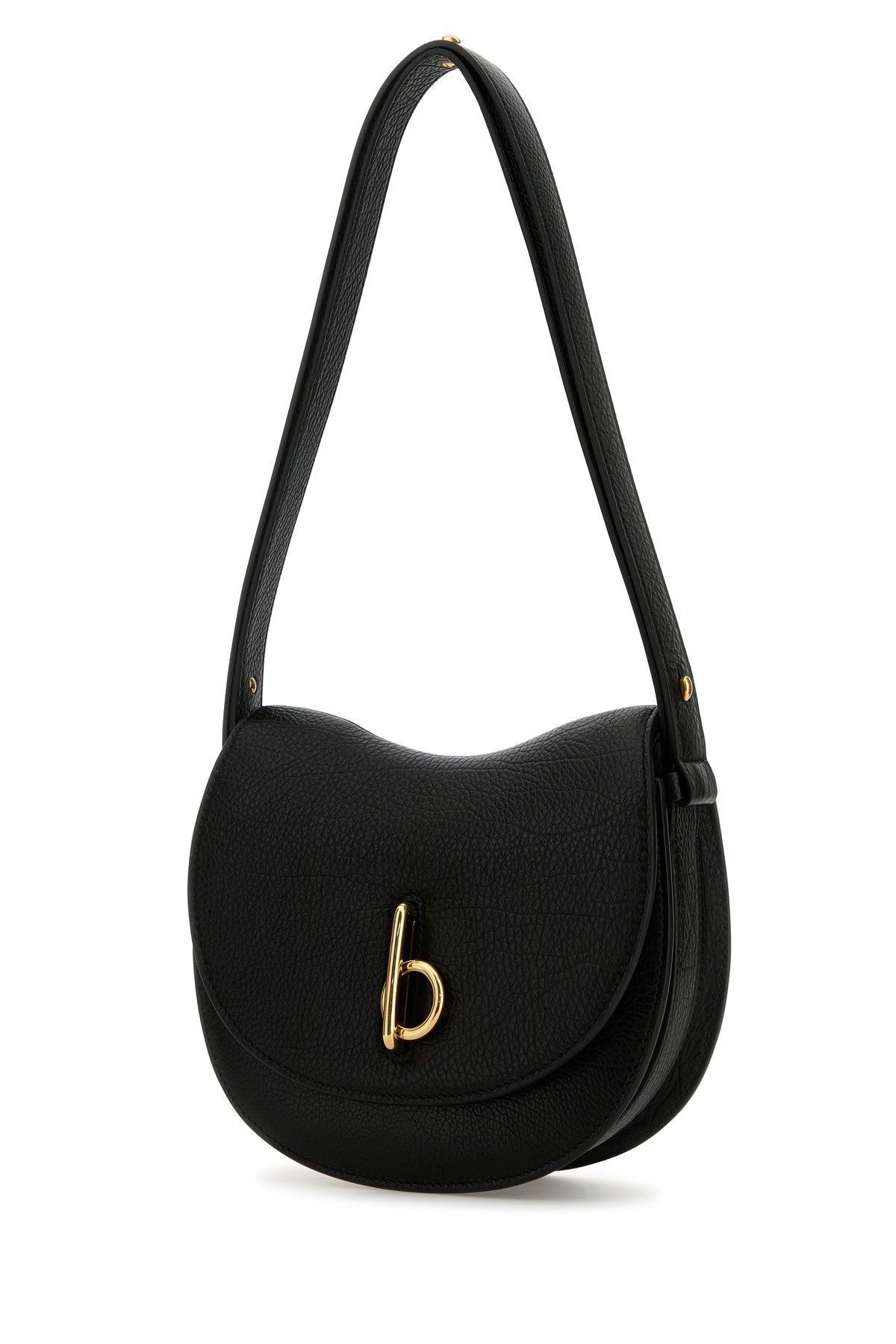 Black leather small Rocking Horse shoulder bag - 2