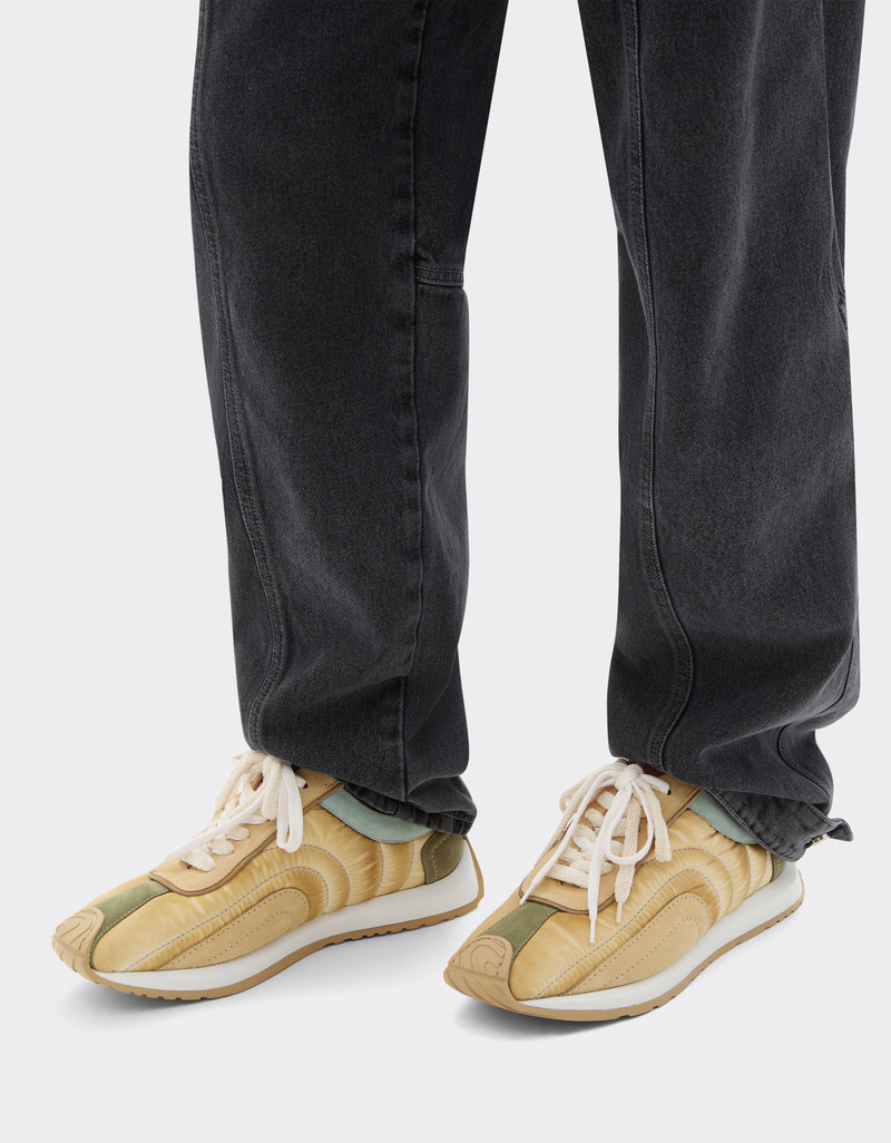 Ferrari Suede, nappa and nylon sneakers outlook