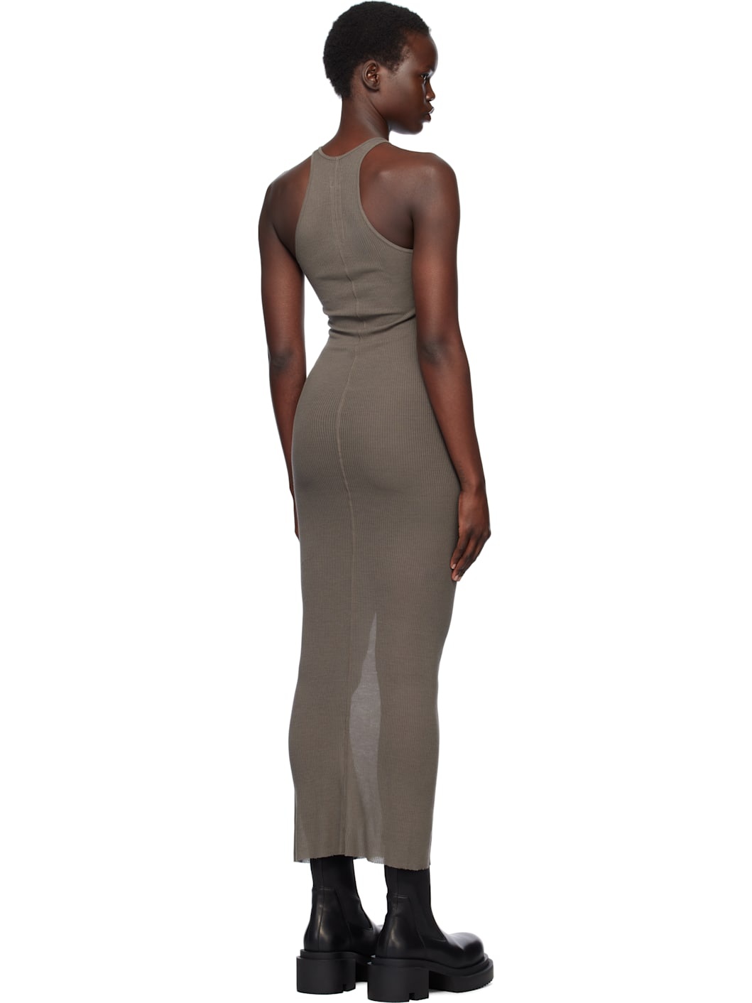 Gray Hollywood Tank Midi Dress - 3