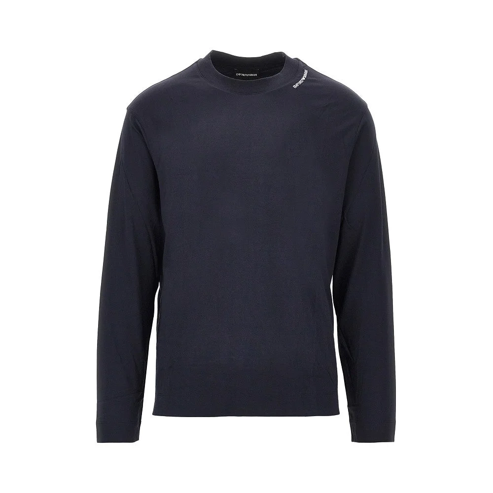 STRETCH JERSEY T-SHIRT WITH LOGO EMBROIDERY - 1