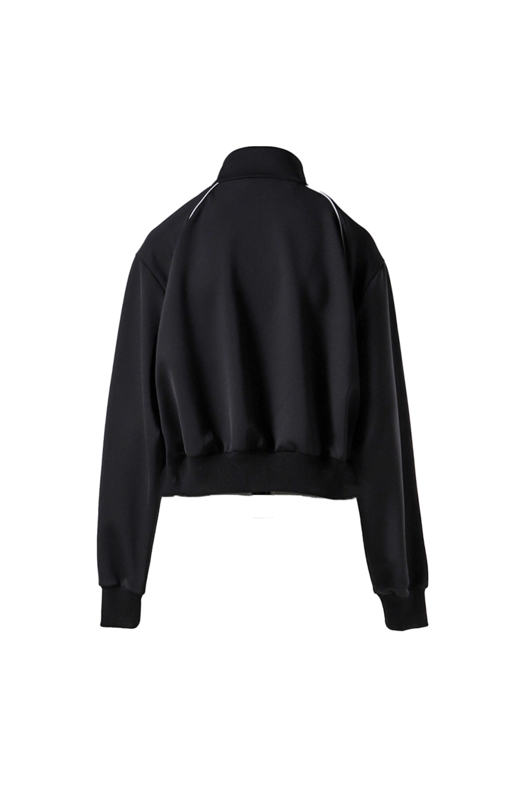 BLACK WOMENS TRACK JACKET / BLK - 2