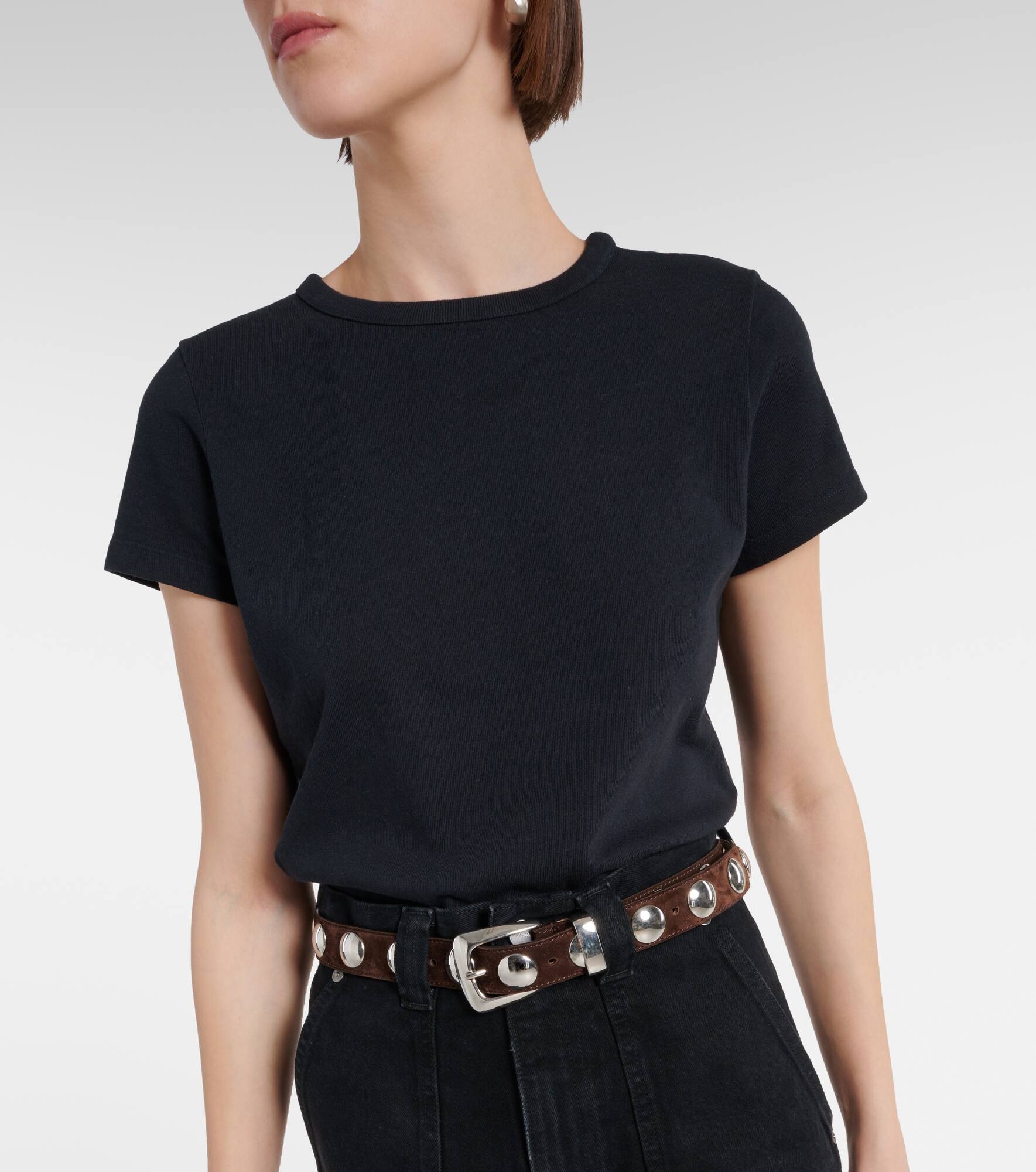 Benny studded suede belt - 4