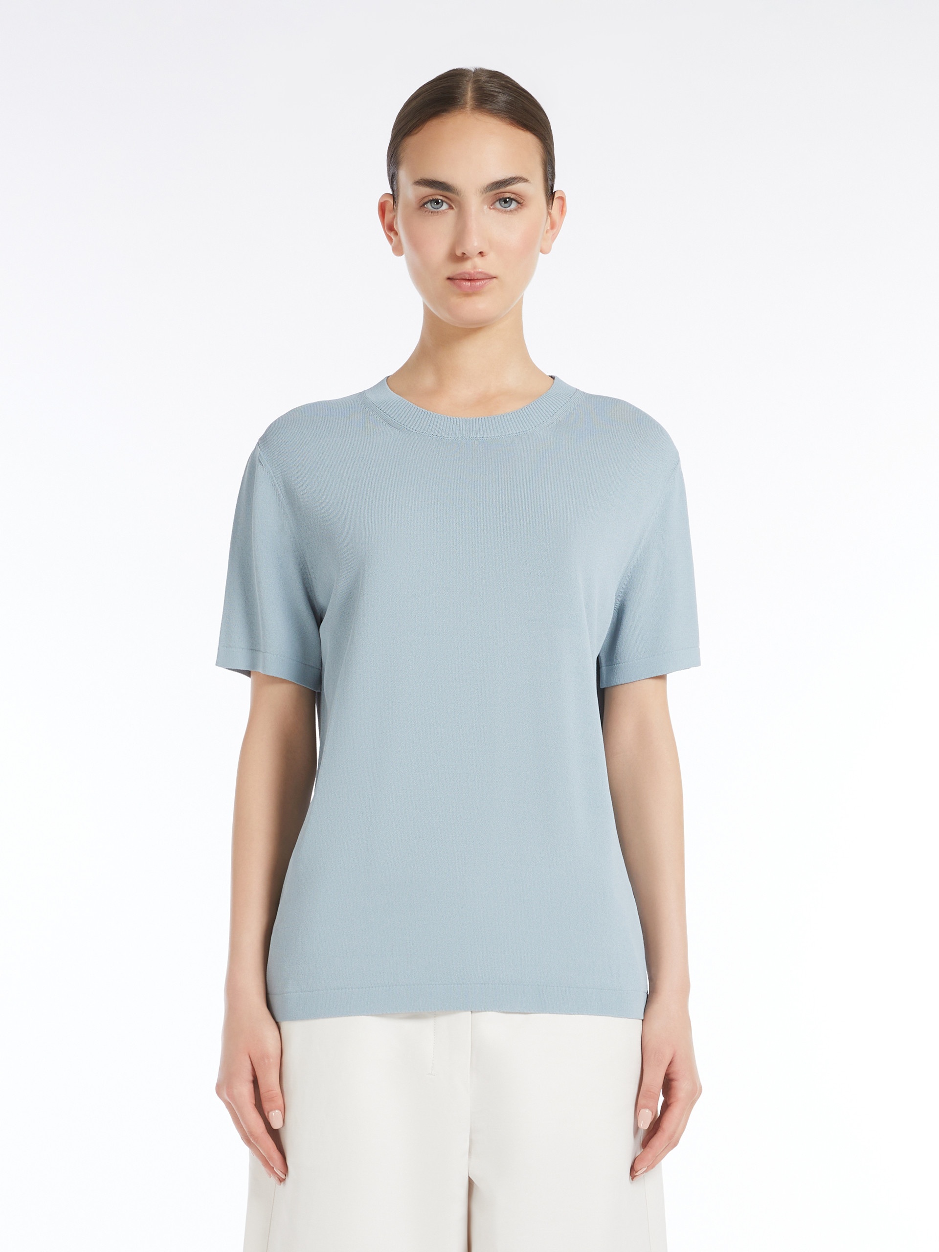 BETEL Viscose crepe sweater - 3