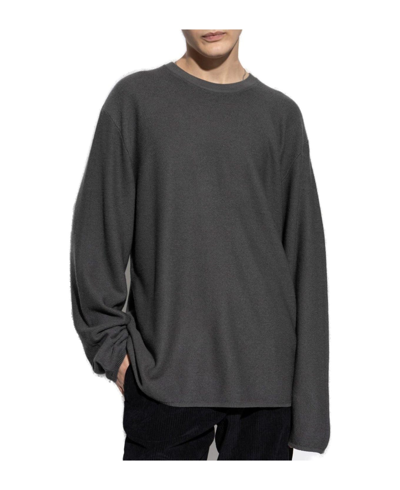 Logo Patch Crewneck Jumper - 2