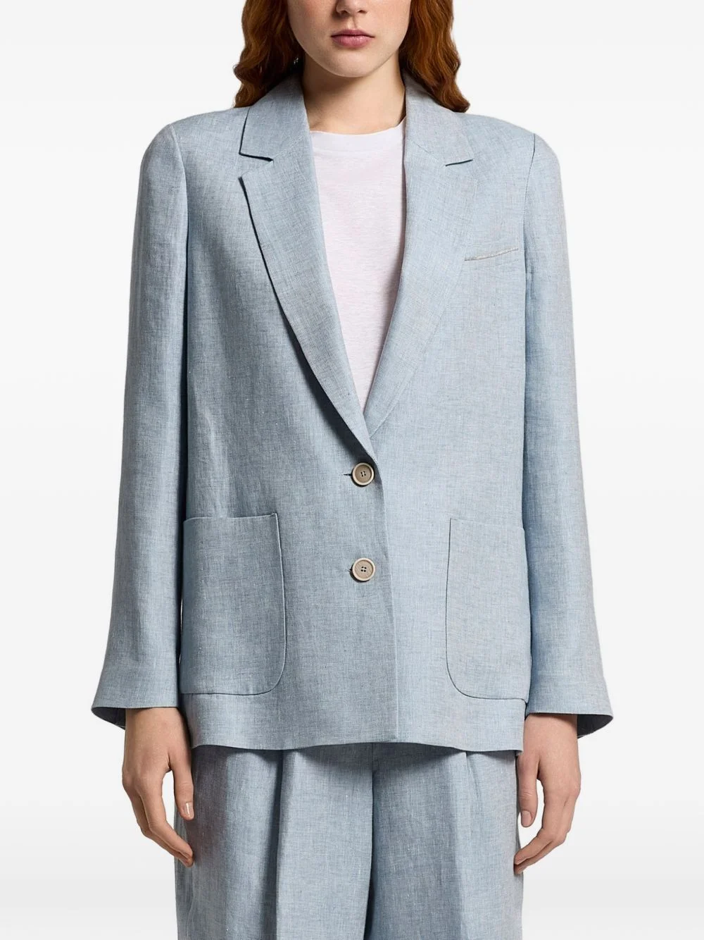 button patch-pocket blazer - 1
