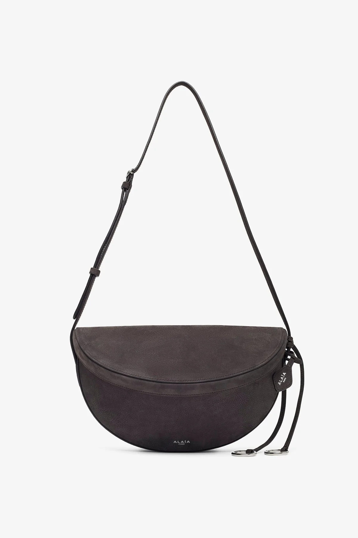 Hip east west grey nubuck bag - 1