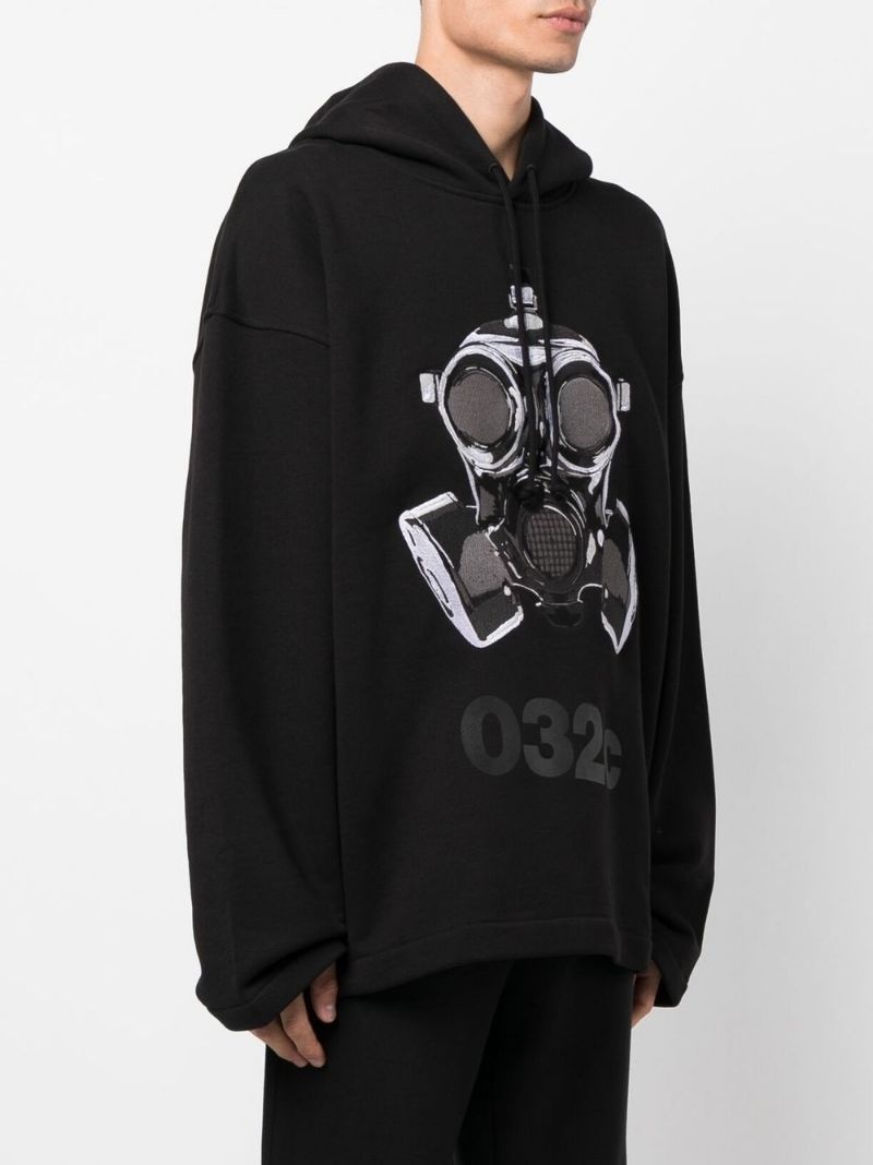 graphic-print drop-shoulder hoodie - 3