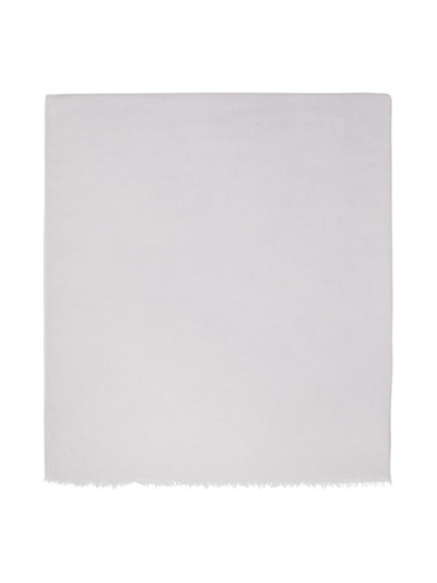 The Row SSENSE Exclusive Black & White Cashmere Scarf outlook