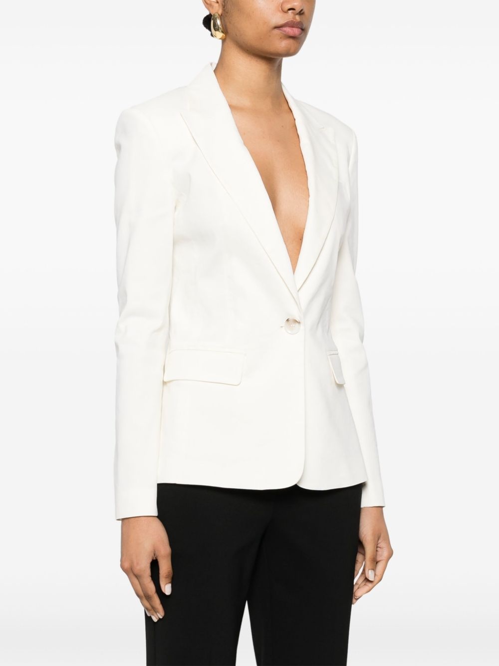 cut-out blazer - 3