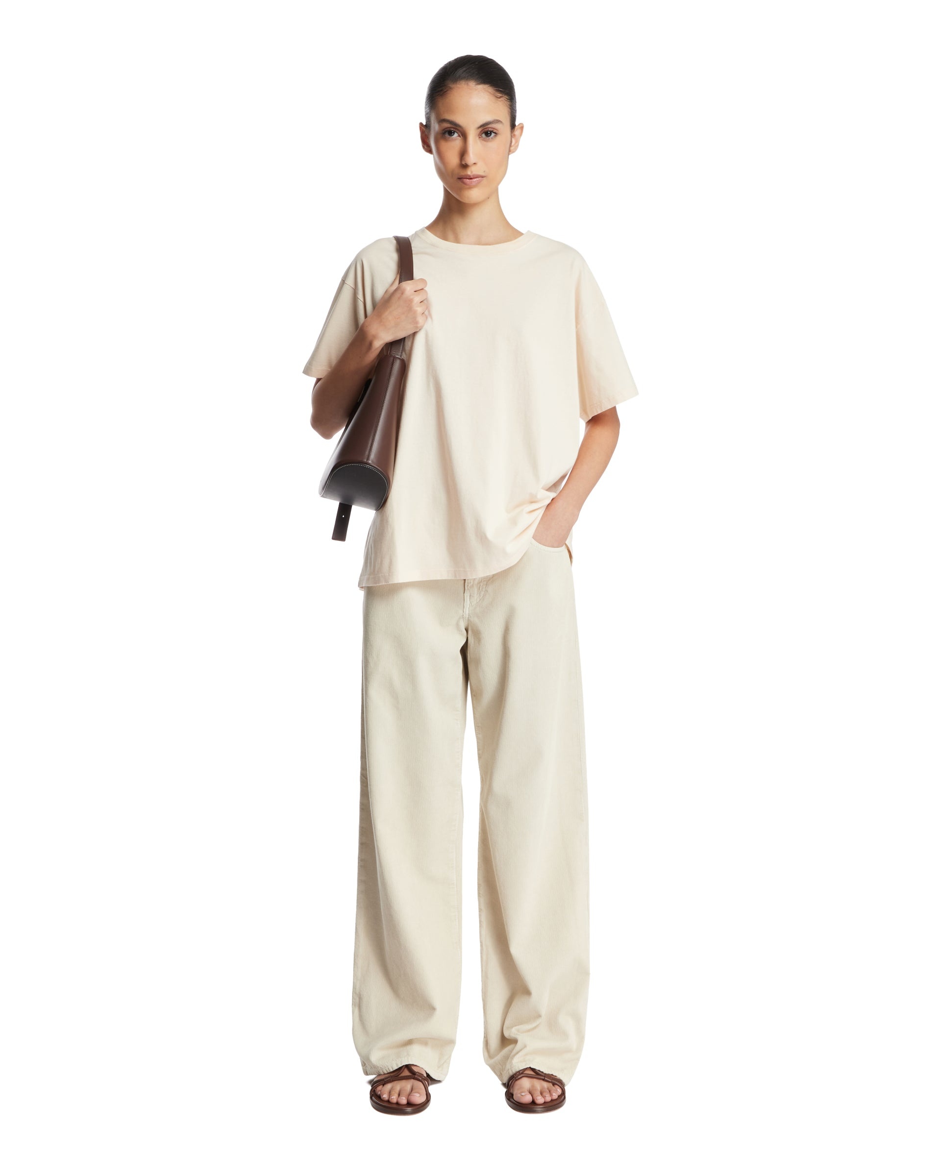 Beige Nadina Oversized T-shirt - 2