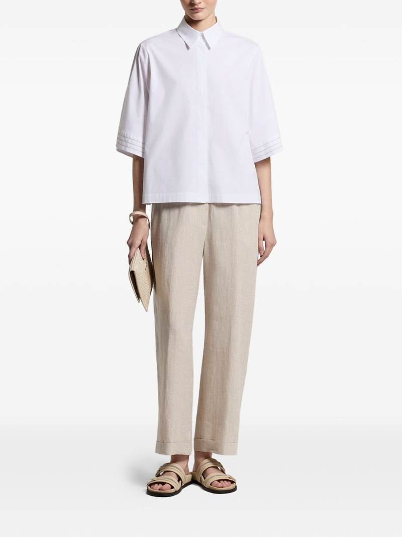PESERICO stitching short-sleeve shirt outlook