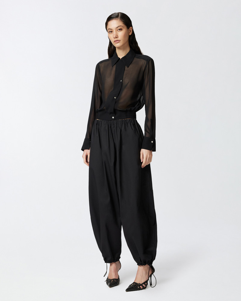 LIGHTWEIGHT BALLOON PANTS WITH DRAWSTRING 2