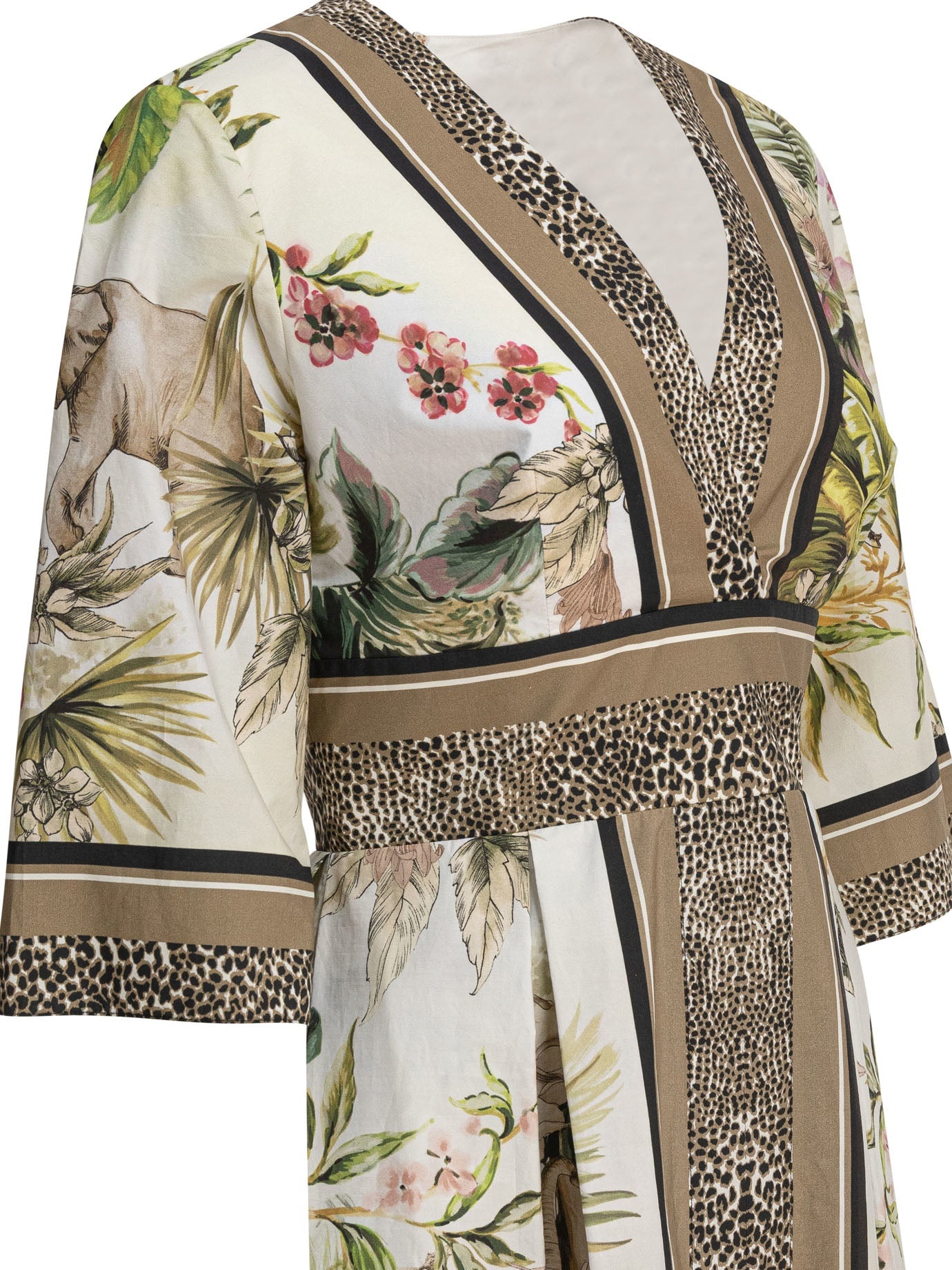 Elie Saab Printed Cotton Midi Dress Foulard40 Printed Cotton - 4