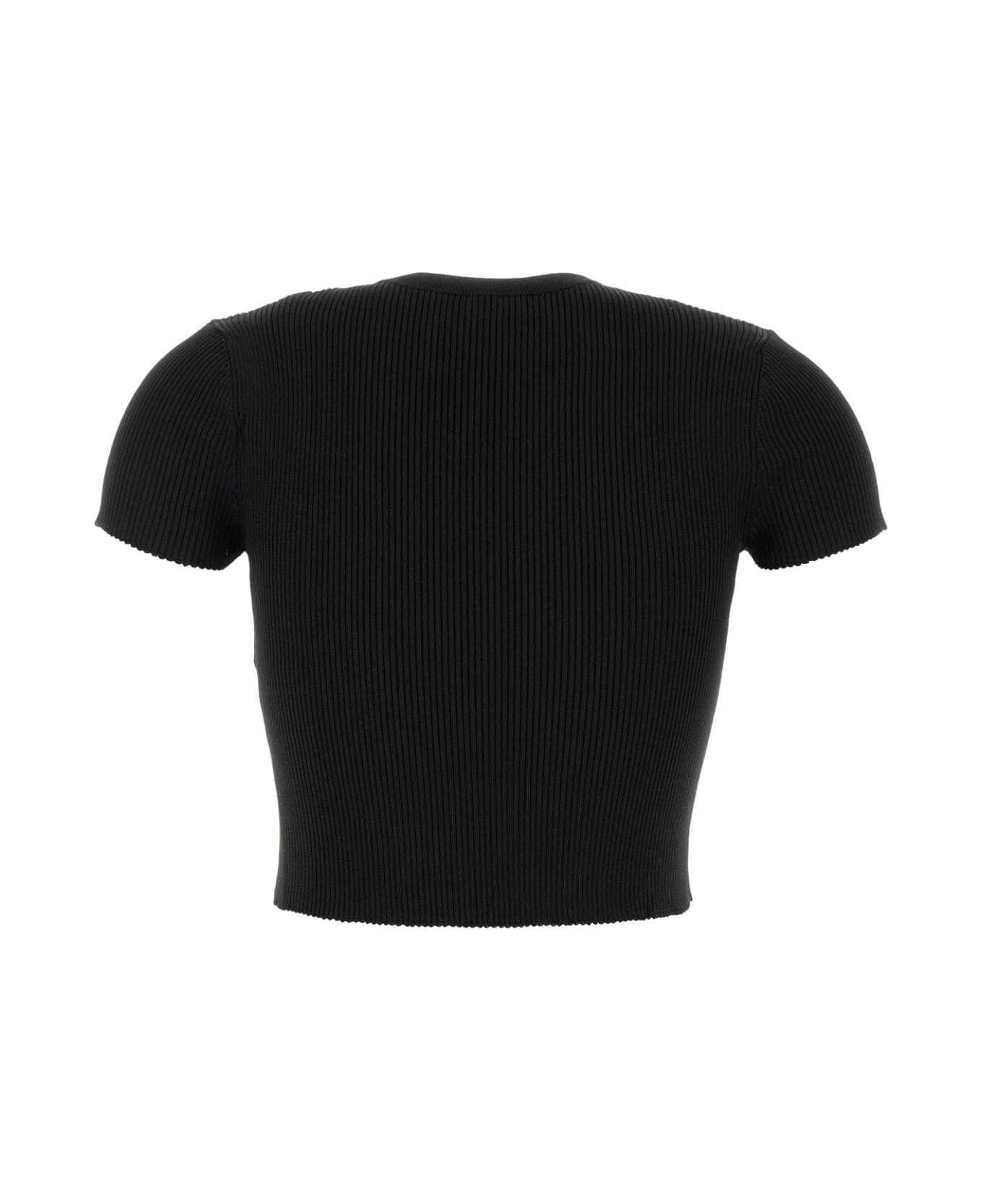 Black Polyester T-shirt - 2