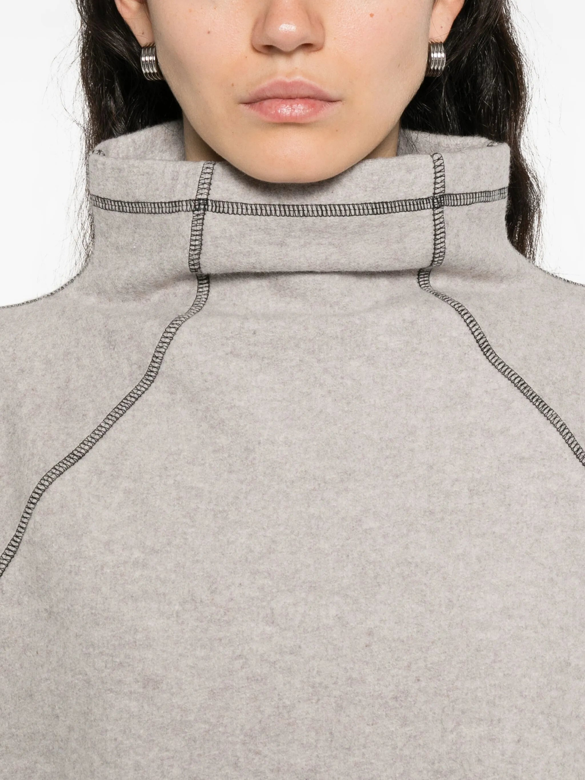 Baserange  Contrast-stitch Sweatshirt - 3