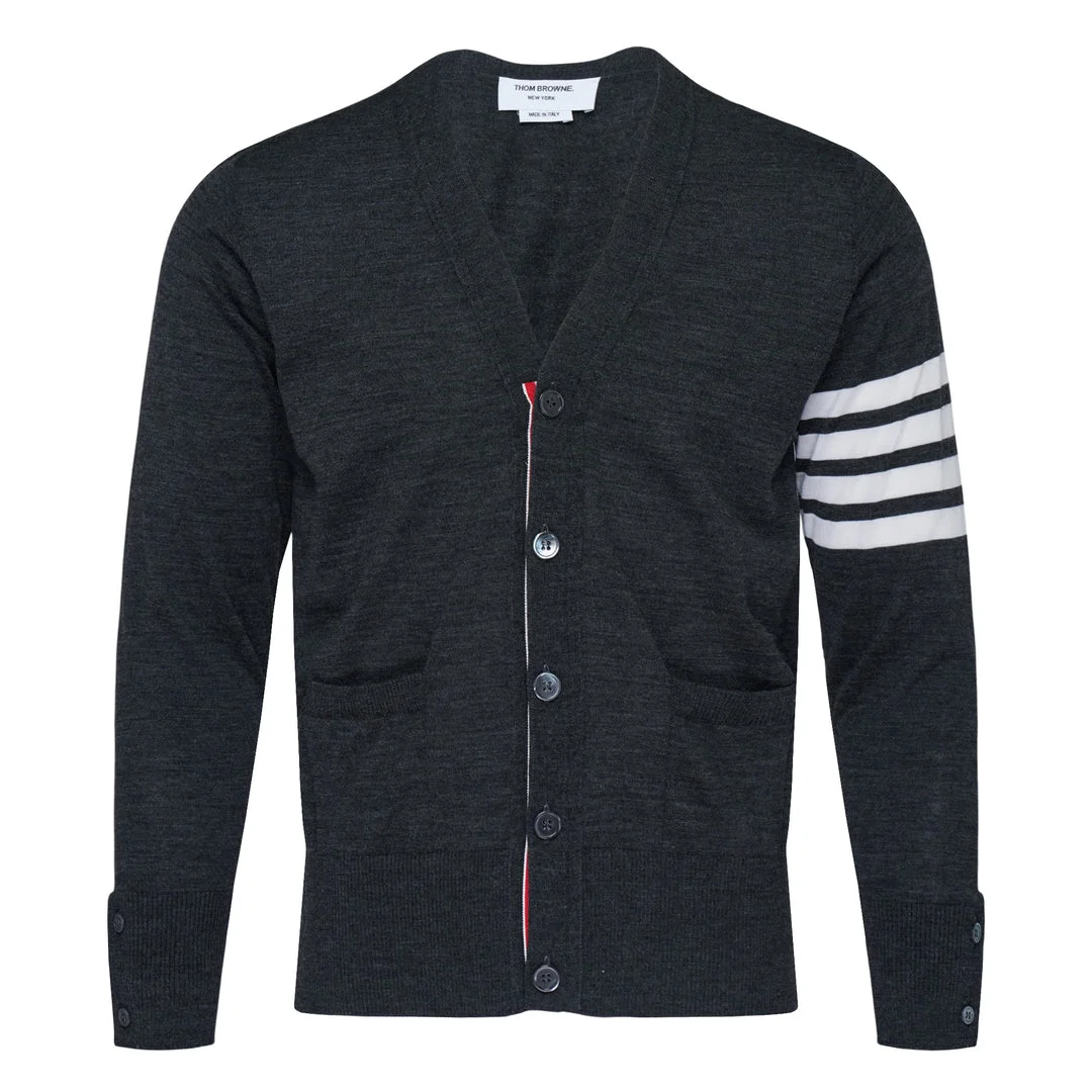 Classic V-Neck Cardigan - 1