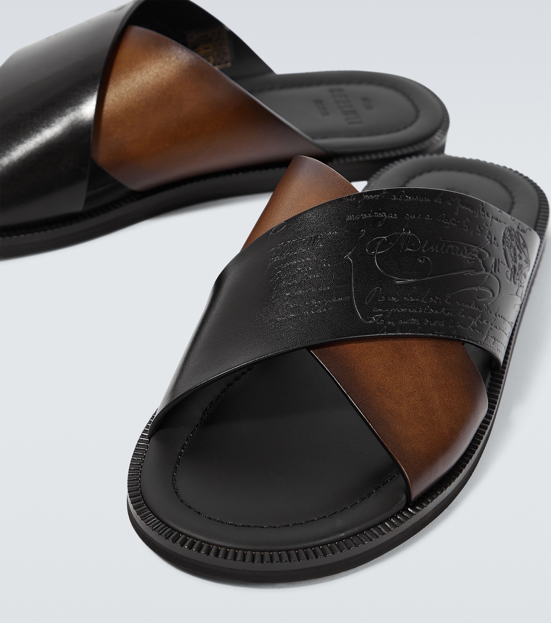 Sifnos Scritto leather sandals - 3