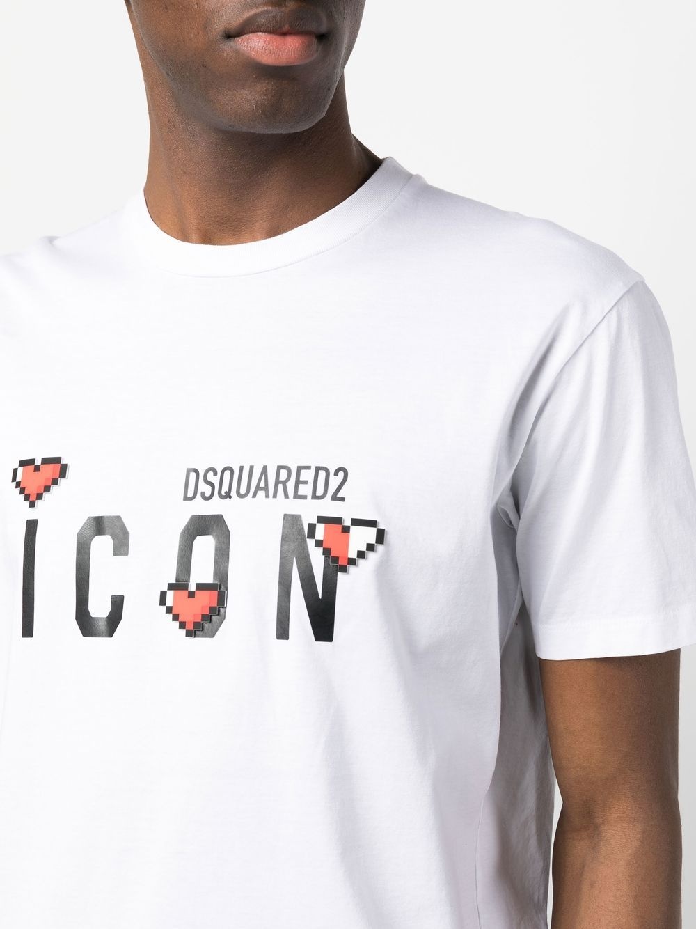 Icon logo-print T-shirt - 5