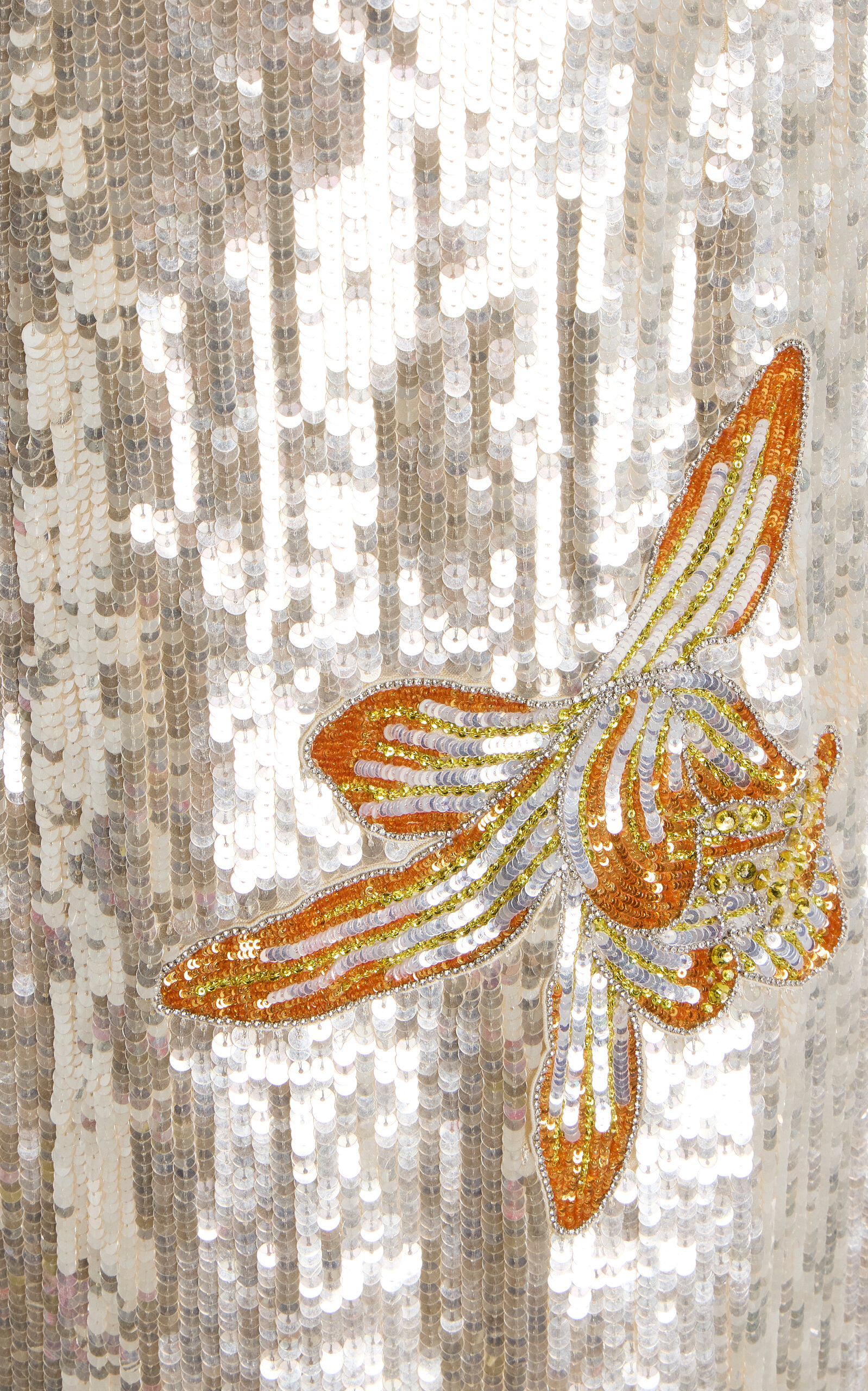 Esperanza Floral Sequined Gown gold - 5