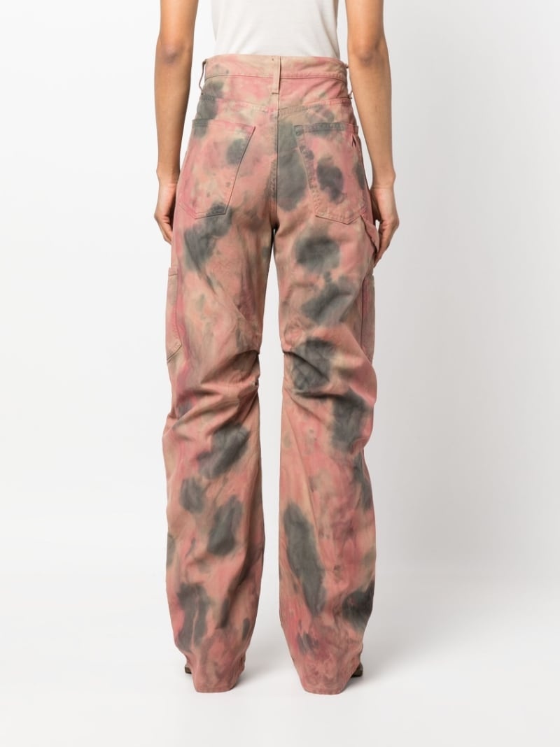 Ben tie-dye cargo trousers - 4