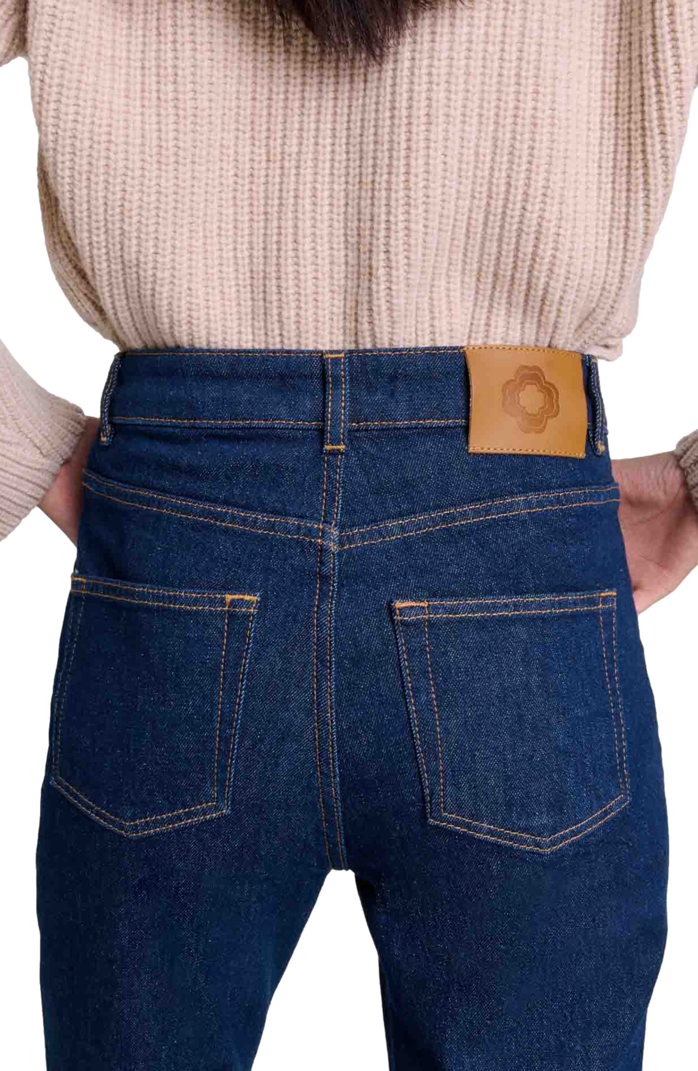 maje Denim jeans with pockets in Dark Blue at Nordstrom - 6