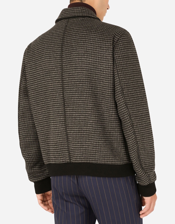 Wool houndstooth jacket - 5