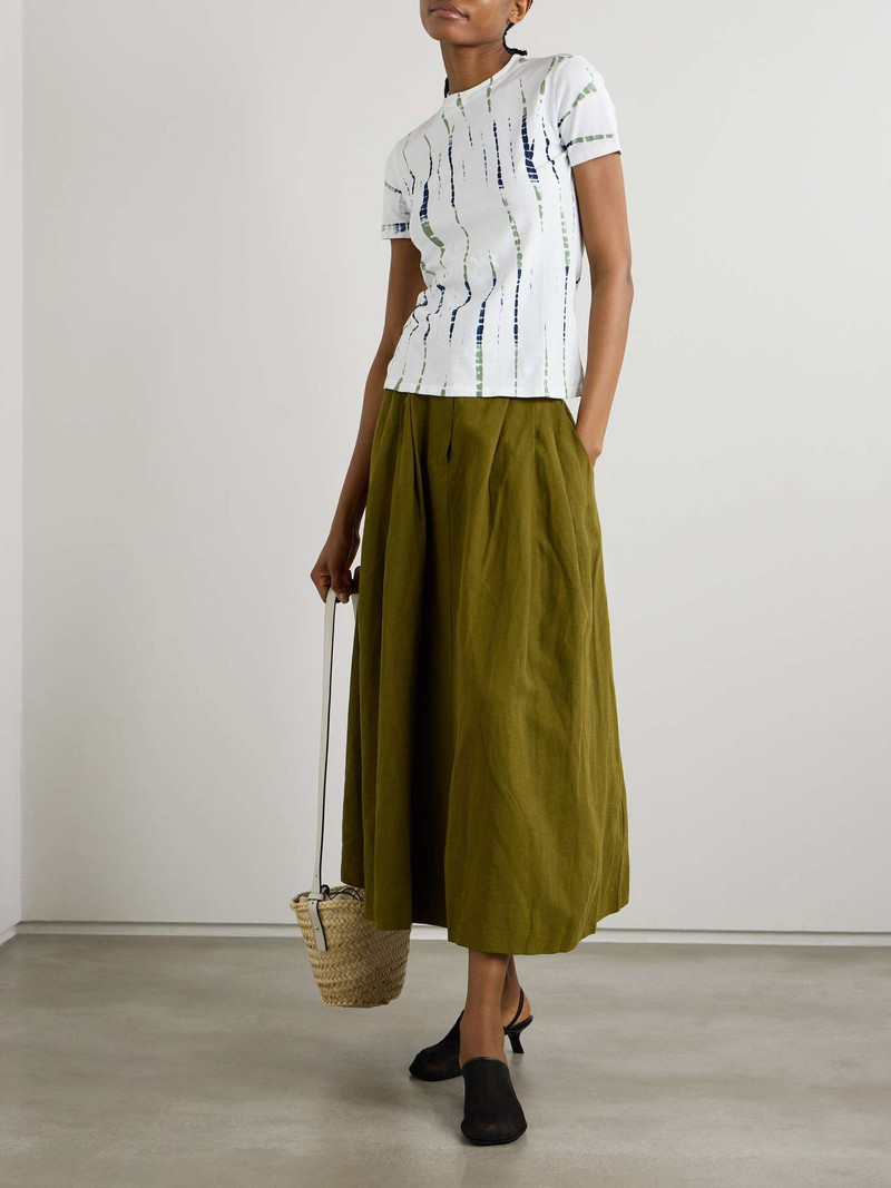 Proenza Schouler Finley tie-dyed cotton-blend jersey T-shirt outlook